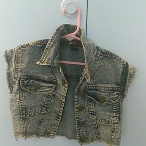 Cropped Jean Jacket